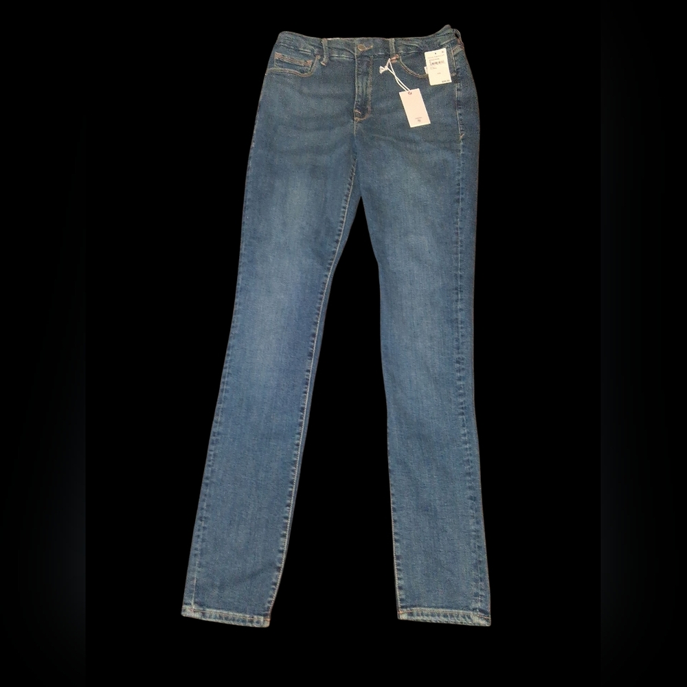 Nwt Good American Good Legs Mid Rise Skinny Fit Size 12/31